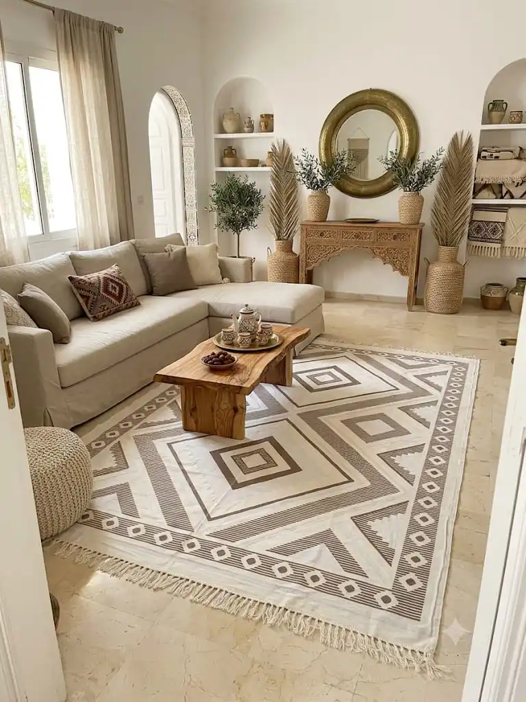 margoum aloucha kamra marron 2*3